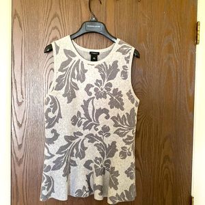 Ann Taylor Peplum Sleeveless knit Top